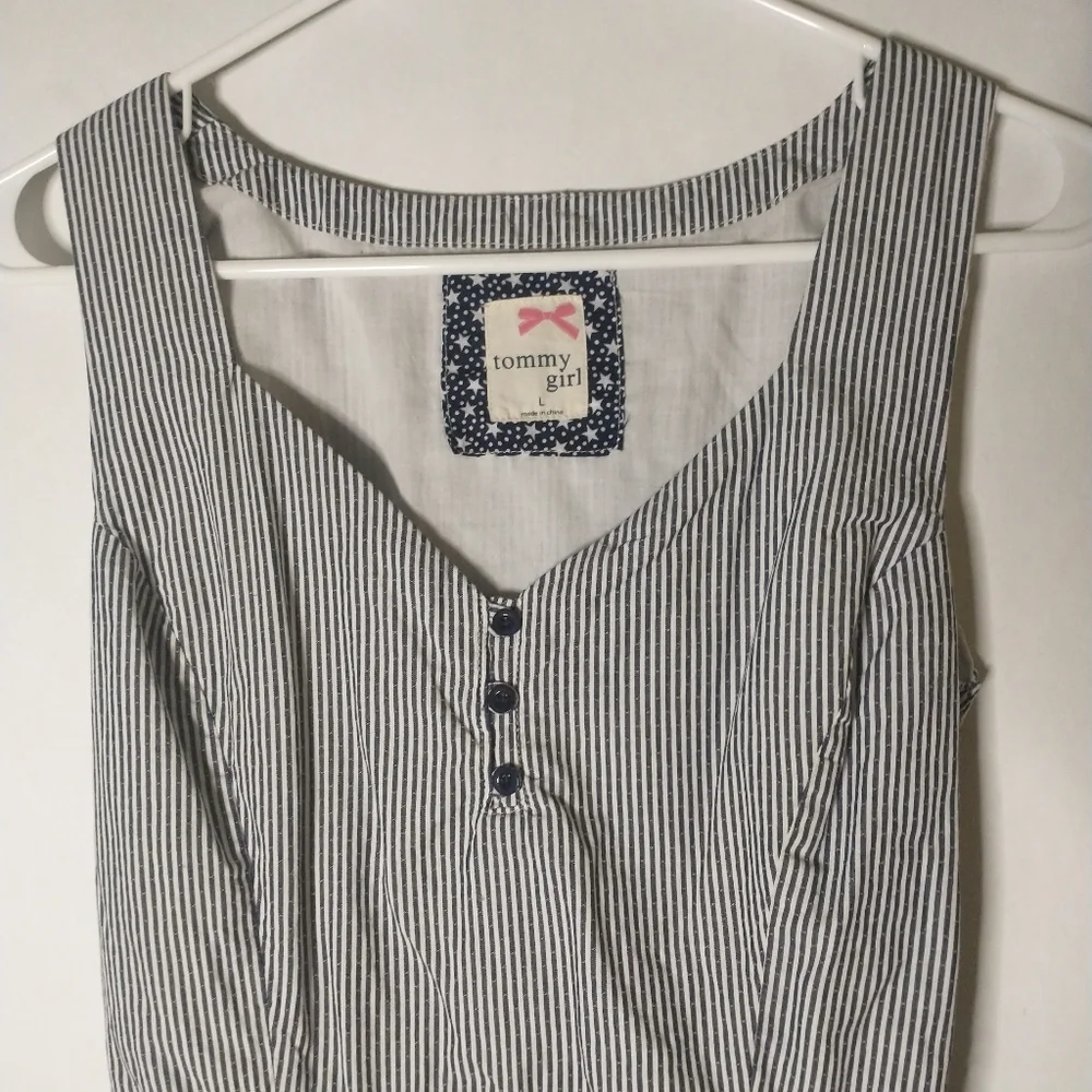 Tommy girl youth girl striped dress size large - Picture 2 of 9
